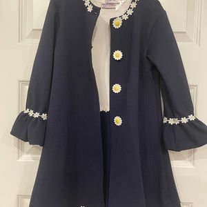 Little Girls Sz 6 2-Piece Easter Coat-dress by Bluberi Boulevard